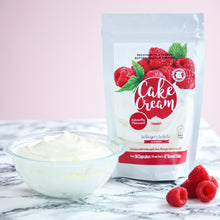 Load image into Gallery viewer, Cake Cream - Whisper white - Raspberry - 400g