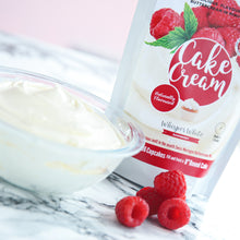 Load image into Gallery viewer, Cake Cream - Whisper white - Raspberry - 400g