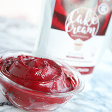 Load image into Gallery viewer, Cake Cream - Burgundy - Vanilla - 400g